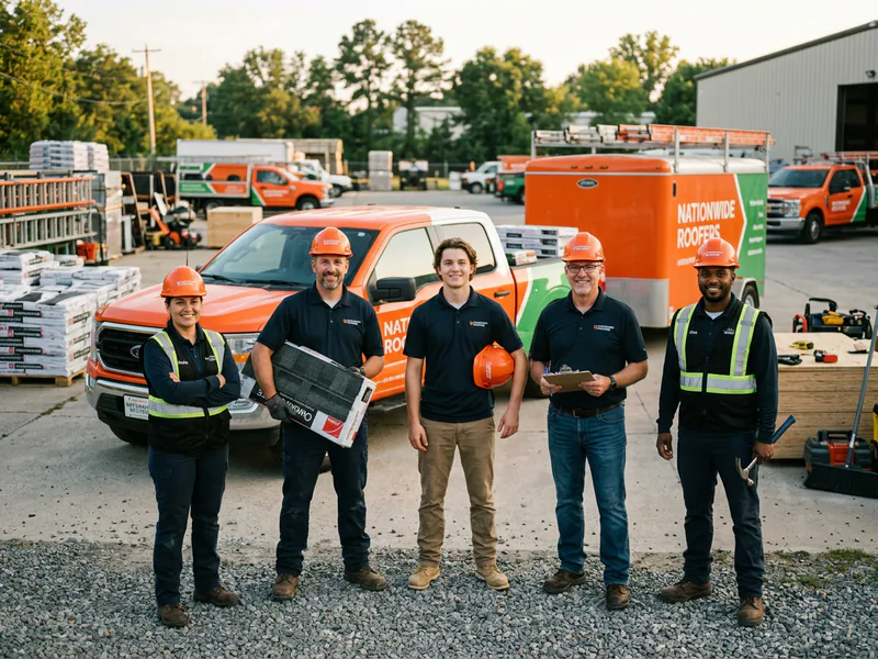 Natiowide Roofers - roof installation in Goldsboro near me